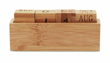 Logotrade promotional product picture of: Bamboo calendar