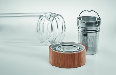Logotrade advertising products photo of: Double wall glass bottle 400ml München
