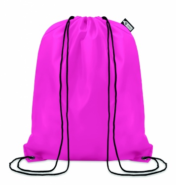 Logo trade promotional gifts image of: 190T RPET drawstring bag