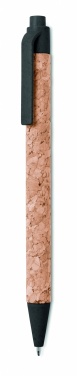 Logo trade promotional giveaways picture of: Cork/ Wheat Straw/ABS ball pen