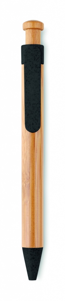 Logo trade promotional products picture of: Bamboo/Wheat-Straw ABS ball pen