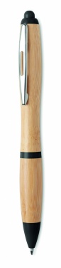 Logotrade promotional item image of: Ballpoint pen made of ABS and bamboo