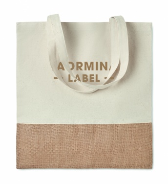 Logo trade promotional merchandise image of: 160gr/m² cotton shopping bag
