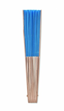 Logo trade advertising products image of: Manual hand fan wood