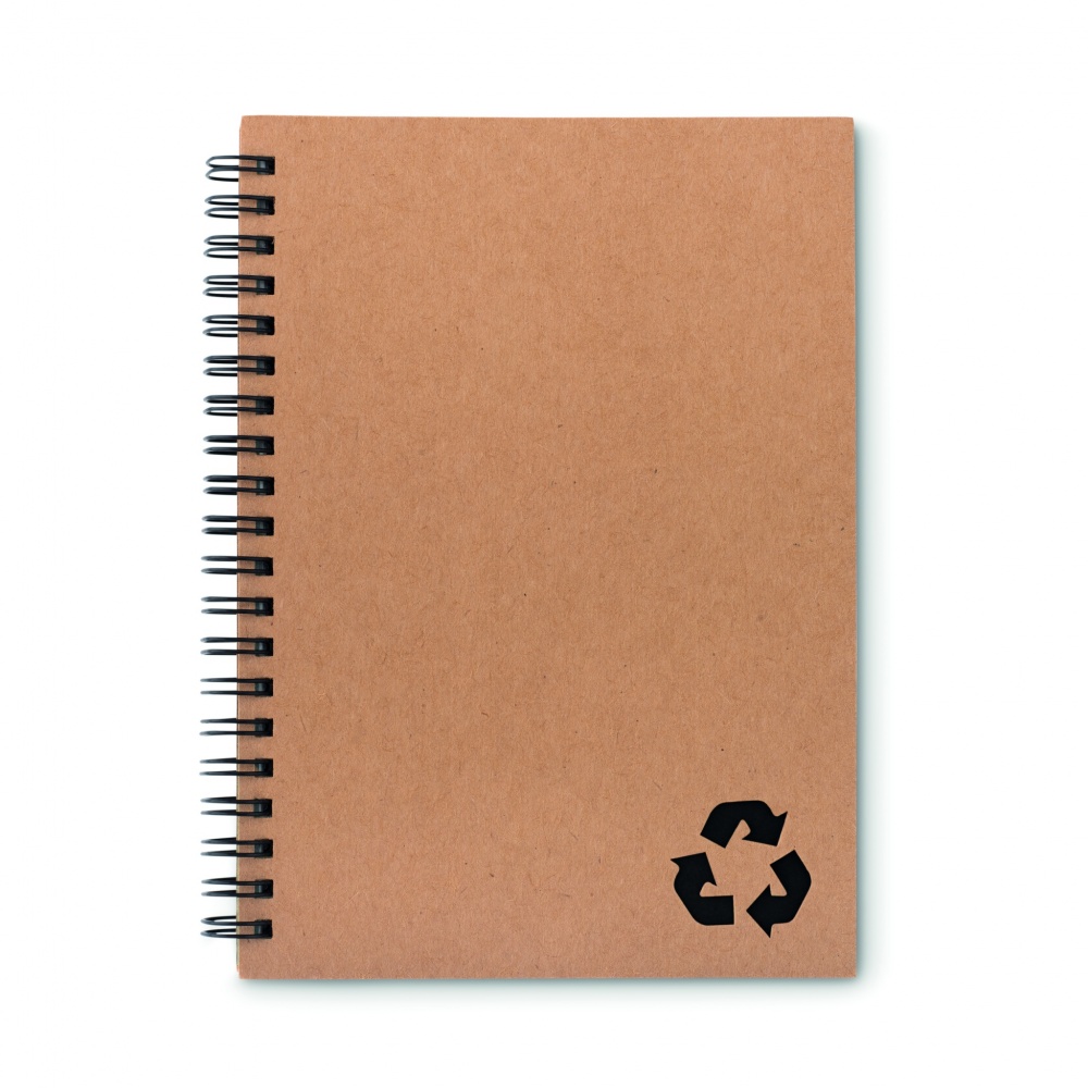 Logo trade corporate gifts image of: Mineral paper notebook 70 line