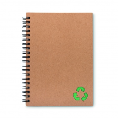 Logo trade business gifts image of: Mineral paper notebook 70 line