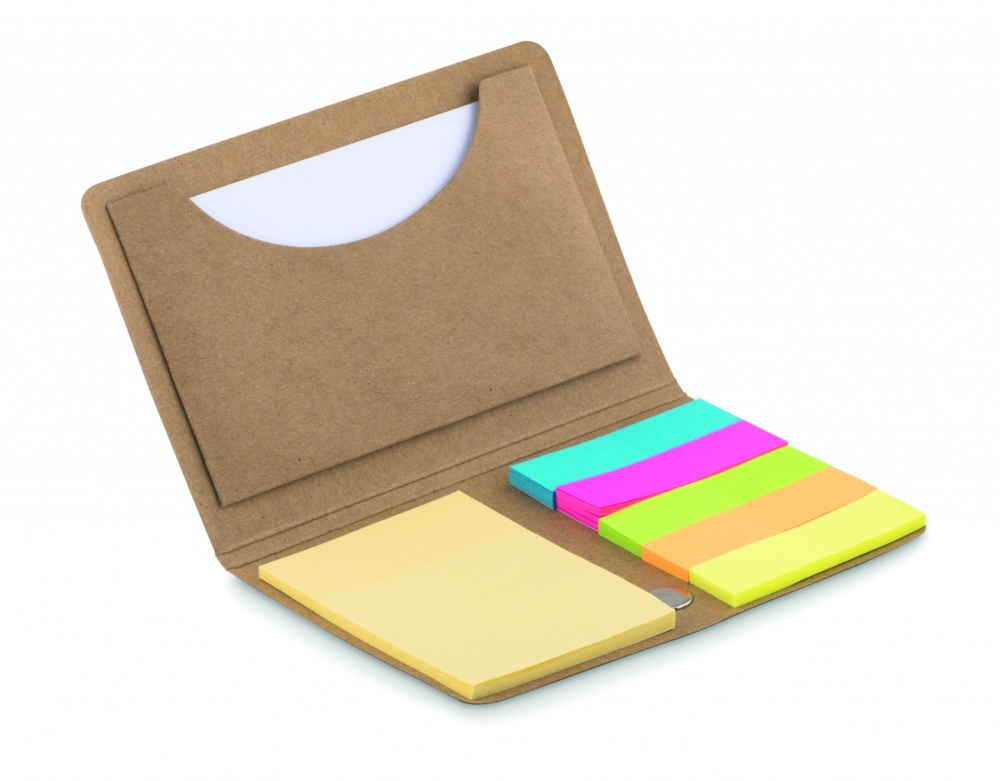 Logo trade business gifts image of: Card holder with memo set