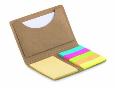 Logo trade advertising products picture of: Card holder with memo set