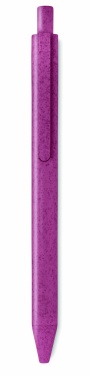 Logotrade promotional item picture of: Wheat Straw/ABS push type pen