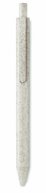 Logotrade business gift image of: Wheat Straw/ABS push type pen