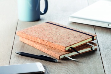 Logotrade promotional products photo of: A5 cork notebook 96 lined