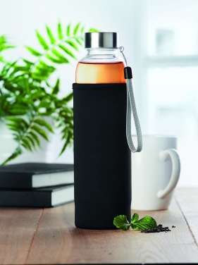 Logotrade promotional giveaway picture of: Single wall glass bottle 500ml