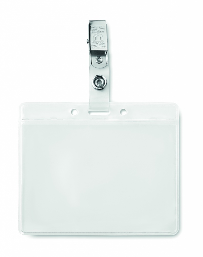 Logo trade promotional giveaways image of: PVC badge holder