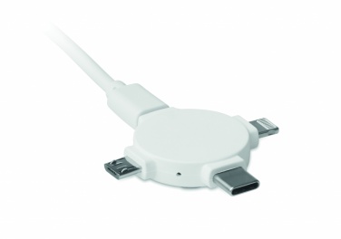 Logo trade promotional gifts image of: 3 in 1 cable adapter