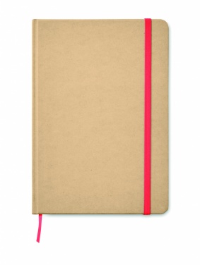 Logo trade promotional product photo of: A5 recycled notebook 80 lined