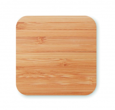 Logotrade advertising products photo of: Bamboo wireless charge pad 5W