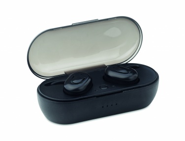 Logotrade promotional item image of: TWS earbuds with charging box