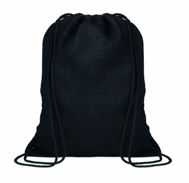 Logotrade promotional giveaway image of: 1200D heathered drawstring bag