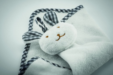 Logo trade promotional giveaways picture of: Plush rabbit design baby towel