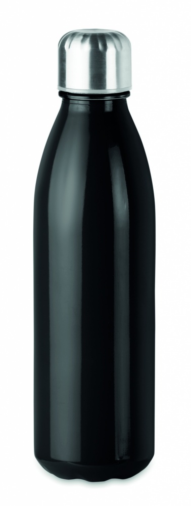 Logo trade promotional items image of: Glass drinking bottle 650ml
