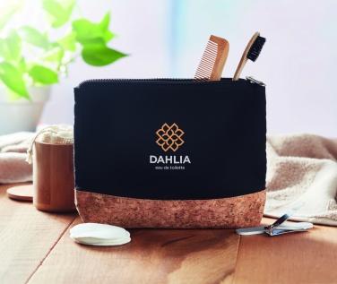 Logotrade corporate gifts photo of: Cork & cotton cosmetic bag