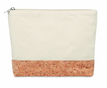 Logotrade corporate gift image of: Cork & cotton cosmetic bag