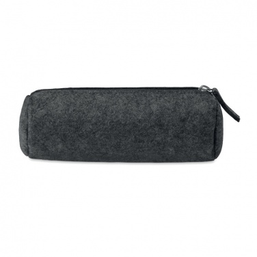 Logo trade promotional item photo of: Felt zippered pencil case