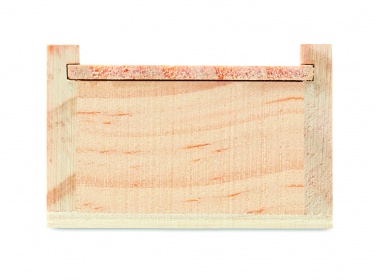 Logo trade promotional merchandise picture of: Stationery set in wooden box