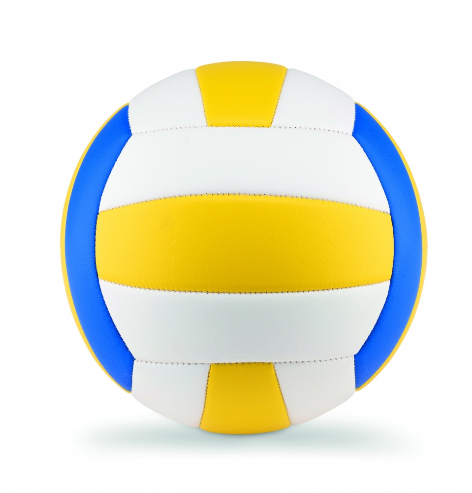 Logo trade promotional giveaways image of: Volleyball in matt PVC