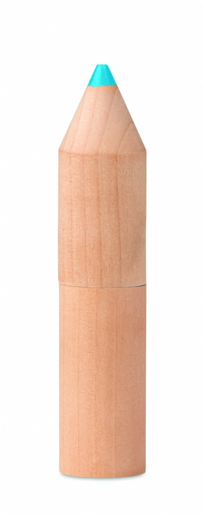 Logo trade promotional products picture of: 6 pencils in wooden box