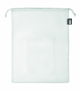 Logo trade promotional giveaways image of: Mesh RPET food bag
