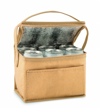 Logotrade promotional gift picture of: 6 can woven paper cooler bag