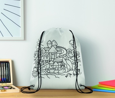 Logotrade advertising product picture of: Non woven kids bag with pens