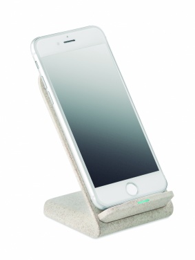 Logotrade promotional gift image of: Wheat straw/ABS charger std10W