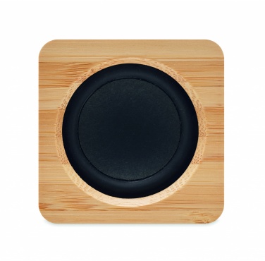 Logo trade advertising products picture of: Bamboo wireless speaker