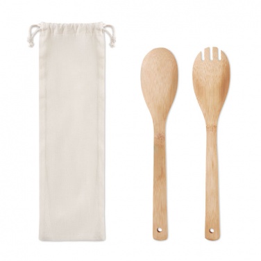 Logotrade promotional merchandise picture of: Set bamboo utensils salad