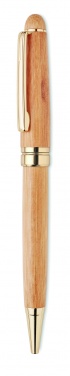 Logotrade promotional merchandise photo of: Bamboo twist-action ballpoint pen in a box