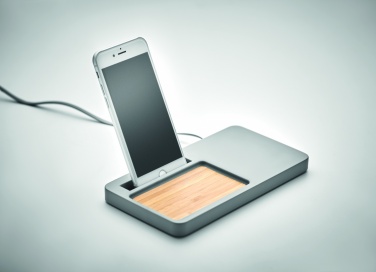 Logo trade promotional products image of: Wireless charging organizer10W