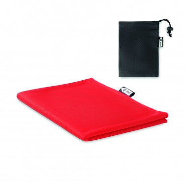Logotrade promotional merchandise image of: RPET sports towel and pouch