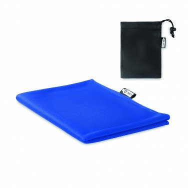Logo trade promotional merchandise photo of: RPET sports towel and pouch