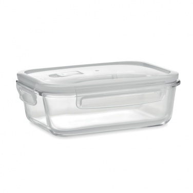 Logo trade promotional items image of: Glass lunchbox & PP lid 900ml