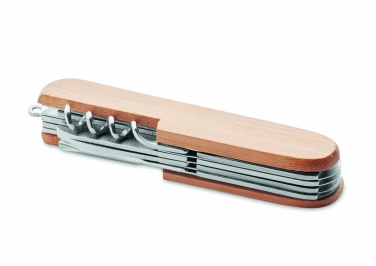 Logotrade promotional merchandise photo of: Multi tool pocket knife bamboo