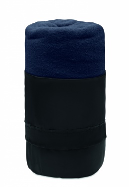 Logotrade business gift image of: RPET fleece travel blanket