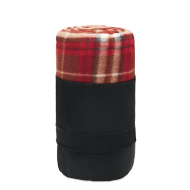 Logotrade promotional items photo of: RPET fleece travel blanket