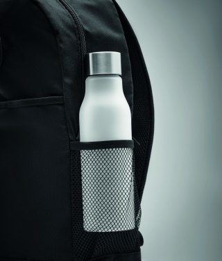 Logo trade promotional products image of: Backpack in RPET & COB light