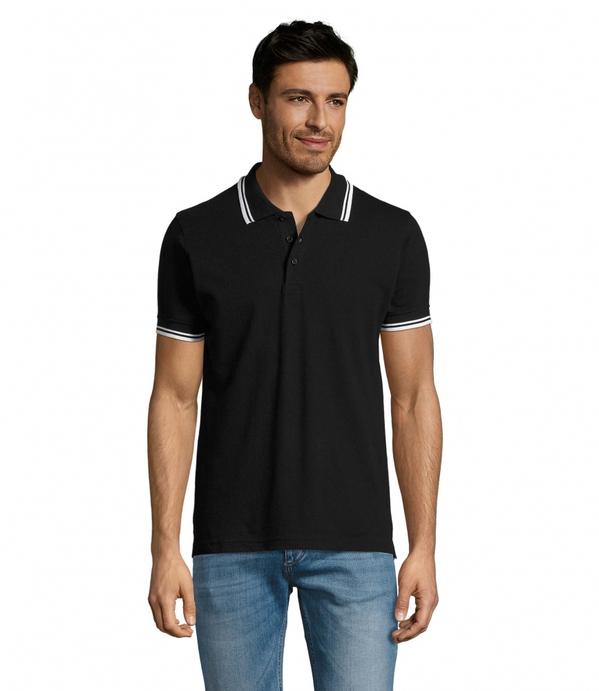 Logo trade promotional product photo of: PASADENA men polo 200g