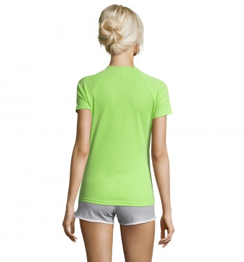 Logo trade promotional merchandise photo of: SPORTY WOMEN T-SHIRT POLYES