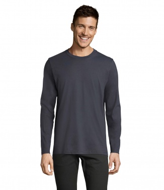 Logo trade corporate gifts image of: IMPERIAL LSL MEN T-Shirt190