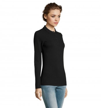 Logo trade promotional giveaways picture of: PERFECT WOMEN LSL POLO  180