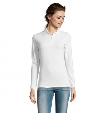 Logo trade promotional items image of: PERFECT WOMEN LSL POLO  180